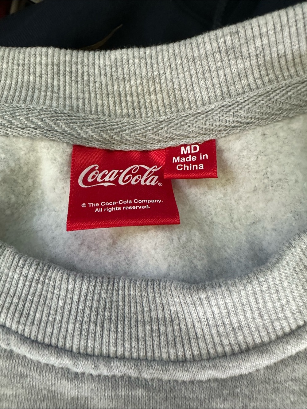 Coca-Cola Junior's Diet Coke Floral Graphic Crewneck Sweatshirt 3D Bow Detail - Picture 5 of 6